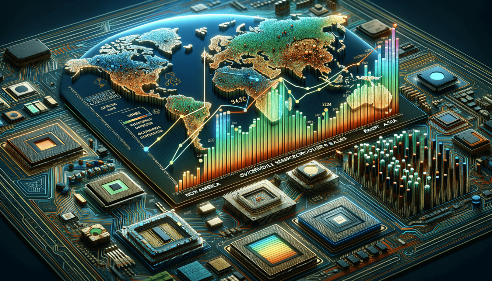 Vendas de semicondutores aumentam muito!